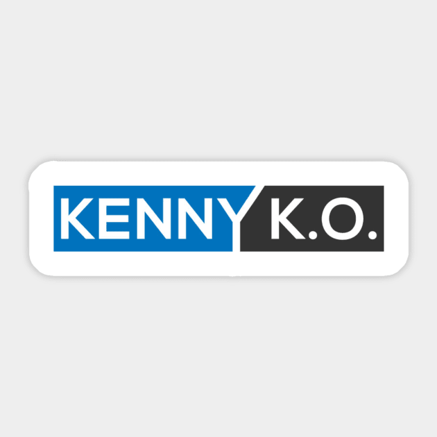 Limited Time KENNY K.O. Logo Sticker by KENNYKO